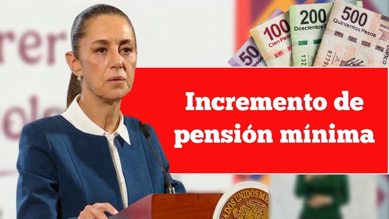 Incremento de pensión mínima: cuánto recibirás y cuándo llega el pago