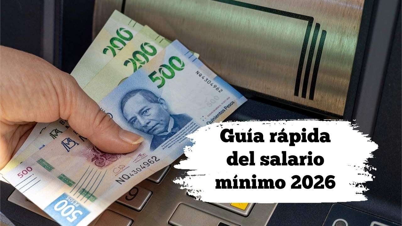 Guía rápida del salario mínimo 2026: aumento previsto y descuentos